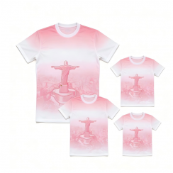 Brazil Special Edition Pink Style Football Jersey Men Soccer Sportswear 4Pcs