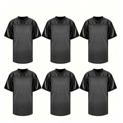 Blank Nameless Women American Football Uniform Jersey 6PCS