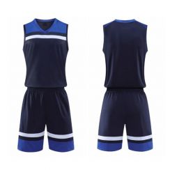 Wholesale Basketball Jersey and Shorts Set 4 Kits White and Blue