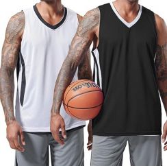 Reversible Basketball Jerseys Custom 20 Pack Plain Mesh Team Set